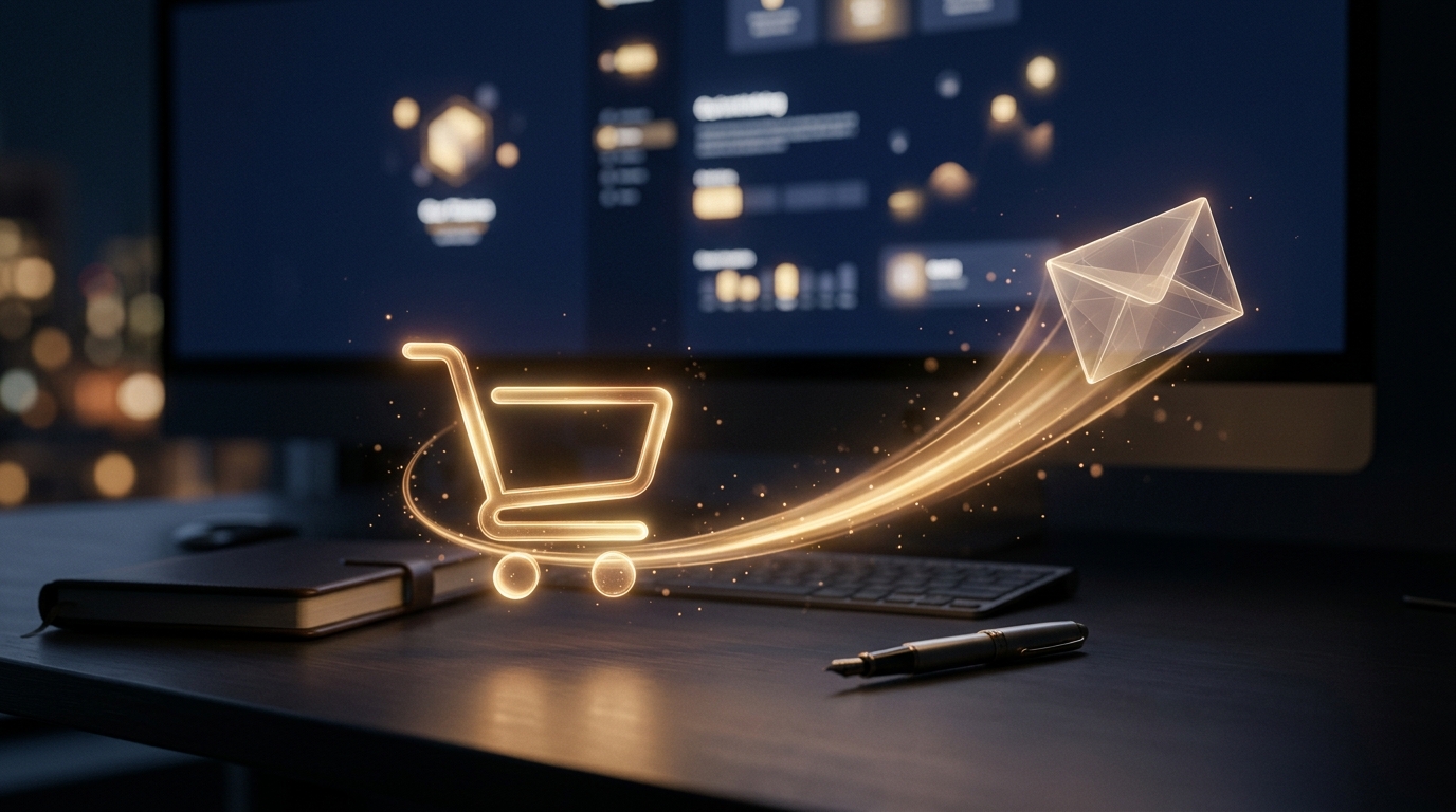 A reminder email moving toward a shopping cart